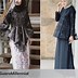 Kebaya Hitam Hijab Abu